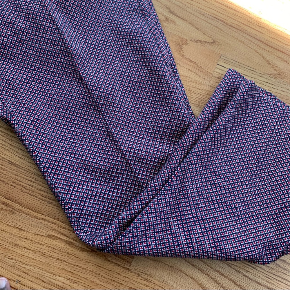 Talbots cropped printed pants.